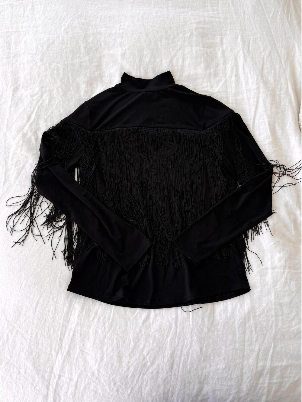 Adrienne Landau Fringe Top
